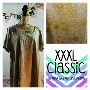 3XL Lularoe Classic tee Sunflowers nwt